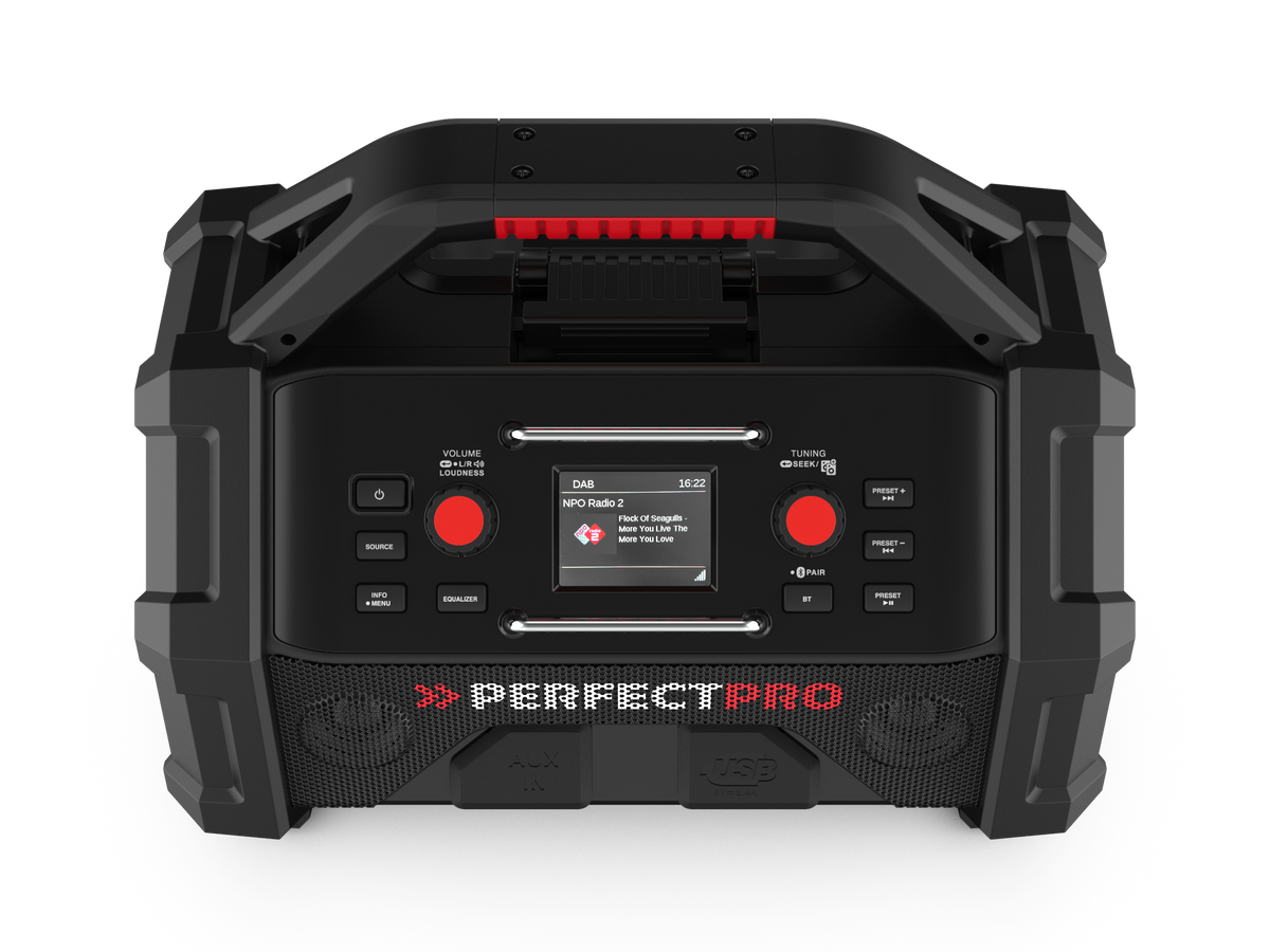 PerfectPro OCT-18V Rocktagon Bouwradio 18V
