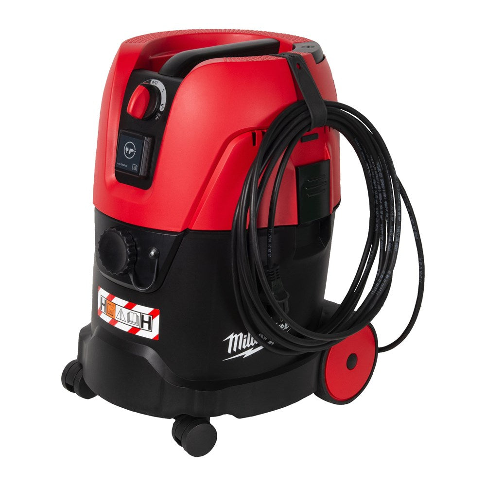 MILWAUKEE® AS2-250EH bouwstofzuiger 25 LITER H-KLASSE