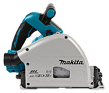 Makita DSP600ZJ2 2x18 V Invalcirkelzaag 165 mm met geleiderail! (accu cirkelzaag)