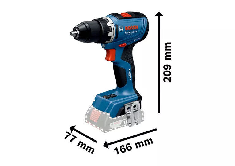 Bosch GSR 18V-65 accu Schroefboormachine - 06019N3000
